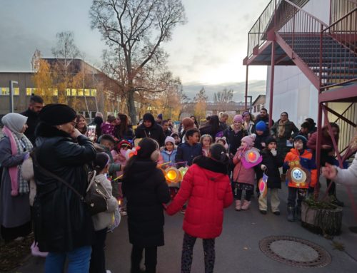 Laternenfest der Klasse 1a und 1b